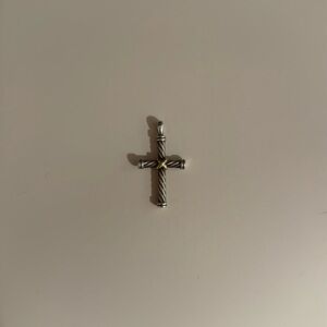 David Yurman mens Petite X Cross Pendant